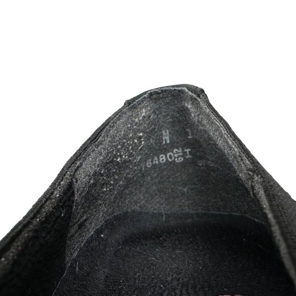 Munro Hanna Office Pump Size 7.5 Narrow Metallic Black Heels 7.5N - Picture 8 of 10